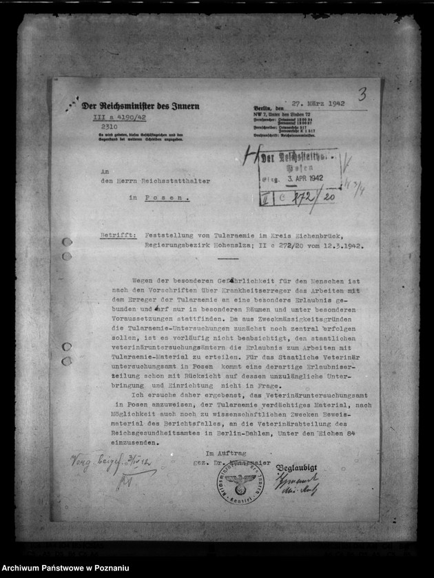 Obraz 7 z jednostki "Tularämie der Rinder. Enterkrankheiten bei Kühen. Fischkrankheiten"