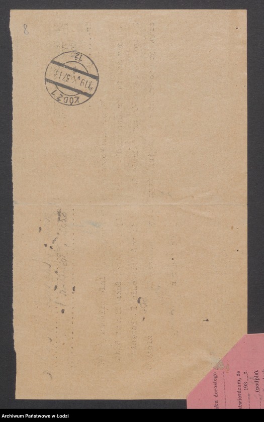 Obraz 10 z jednostki "Machuel Malc i S-ka- sprzedaż suszonych owoców i towarów kolonialnych"