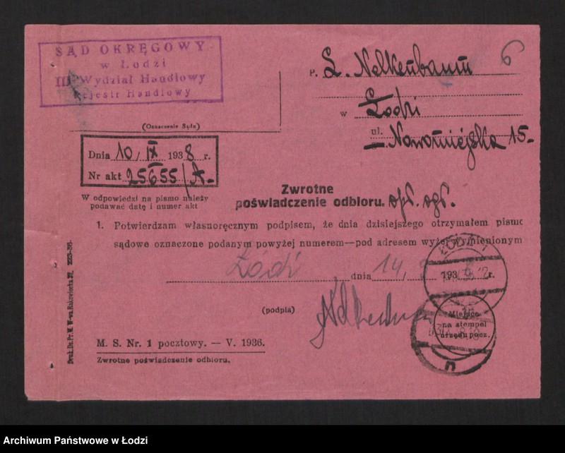 Obraz 8 z jednostki "Aria Lajb Nelkenbaum- sprzedaż sukna i kortów"