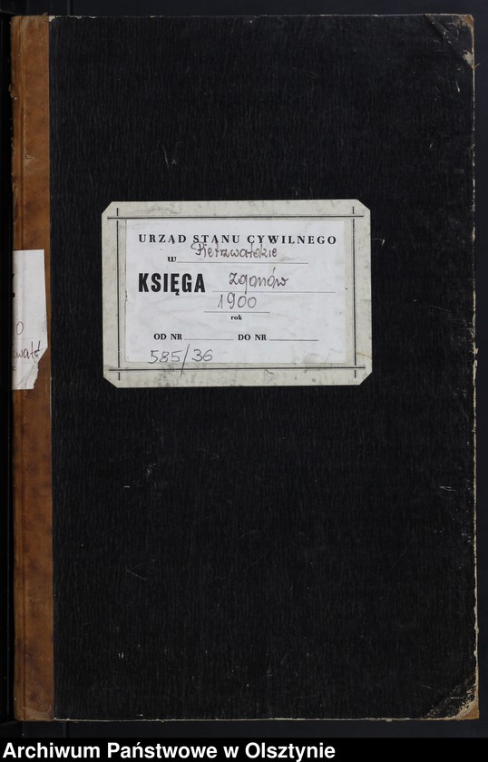 Obraz 2 z jednostki "Sterbe-Neben-Register Nr 1 - 55"