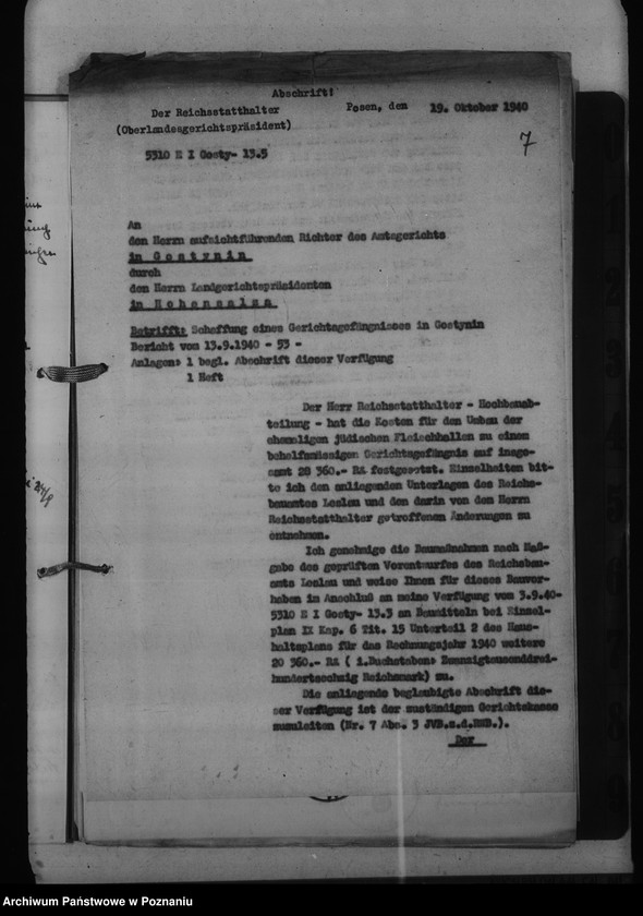 Obraz 11 z jednostki "Amtsgericht Gabin - Gąbin"