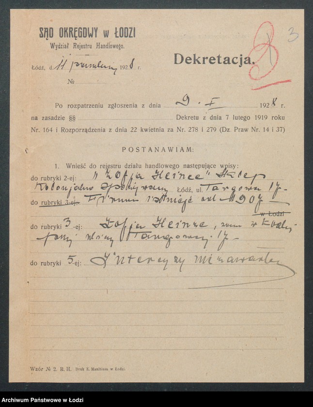 Obraz 5 z jednostki "Zofja Heince - sklep spożywczo-kolonialny"