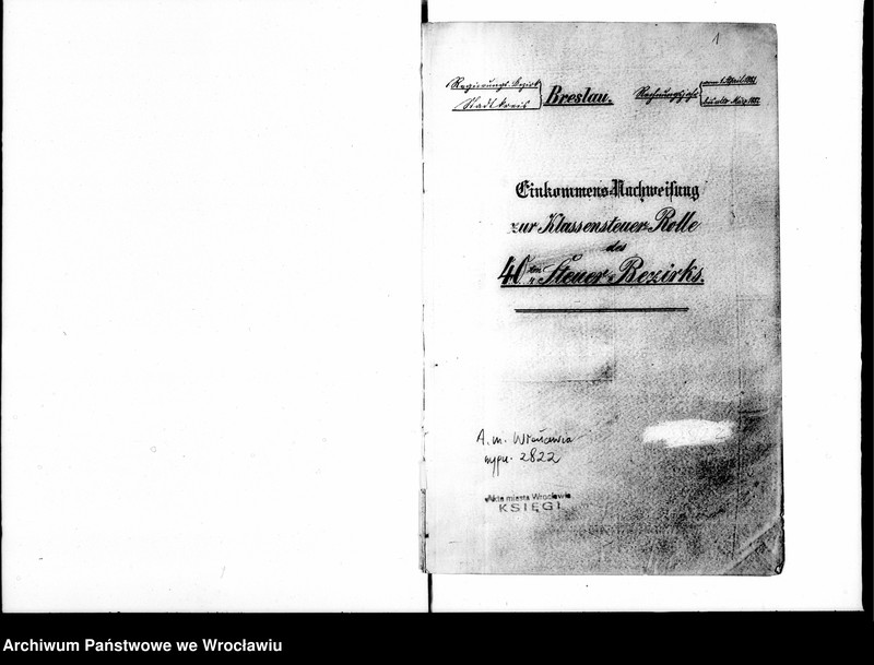 image.from.unit.number "Einkommen - Nachweisungen zur Klessensteuerrollen"