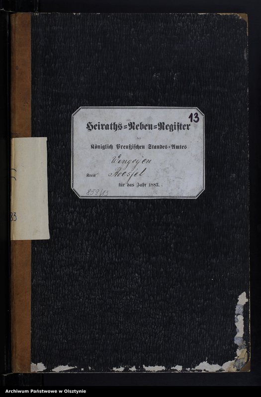 image.from.unit.number "Heiraths-Neben-Register Nr 1 - 20"