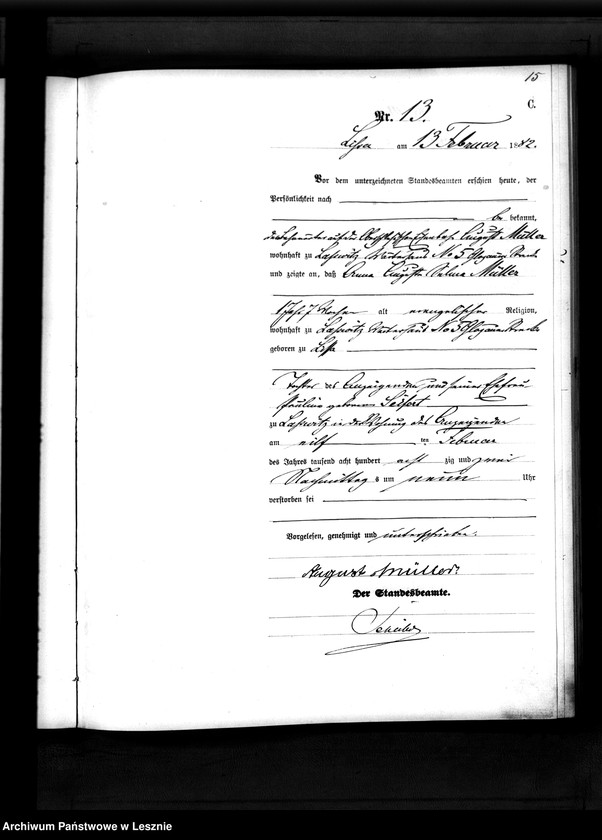 Obraz 16 z jednostki "[Księga zgonów - wieś]"