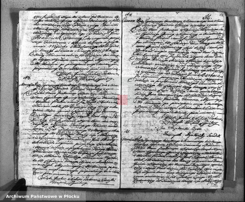 Obraz 16 z jednostki "Akta urodzeń, małżeństw i zgonów"