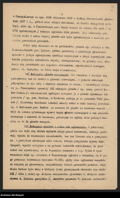 image.from.unit.number "Stronnictwo Ludowe, władze naczelne i okręgowe w Krakowie. Rezolucje, biuletyn strajkowy, materiał, wycinek prasowy"