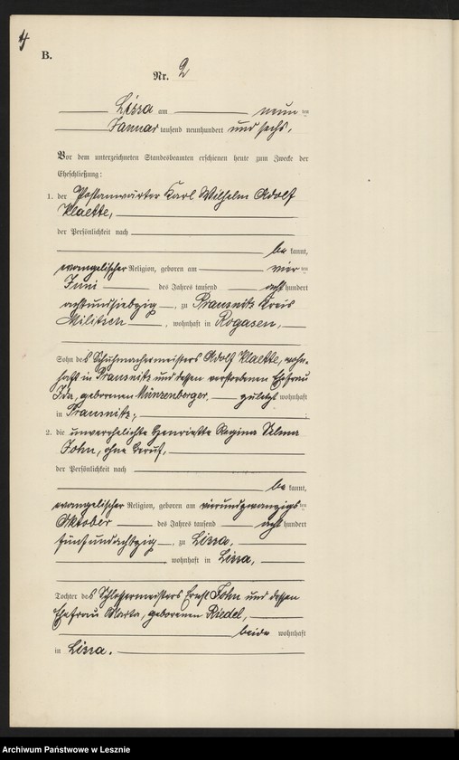 Obraz 7 z jednostki "[Księga małżeństw]"