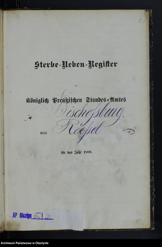 image.from.unit.number "Sterbe-Neben-Register Nr 1 - 22"