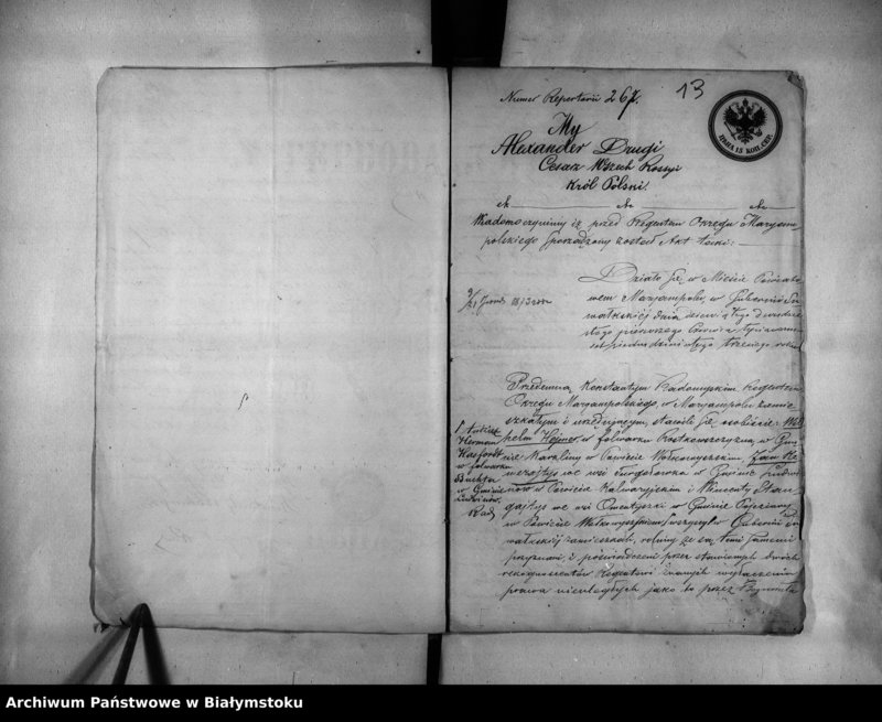 image.from.unit.number "Delo… Po selenîju Turgolavka II, gminy Ljudvinovo, Kalvarîjskago uezda, b. kazennoe"