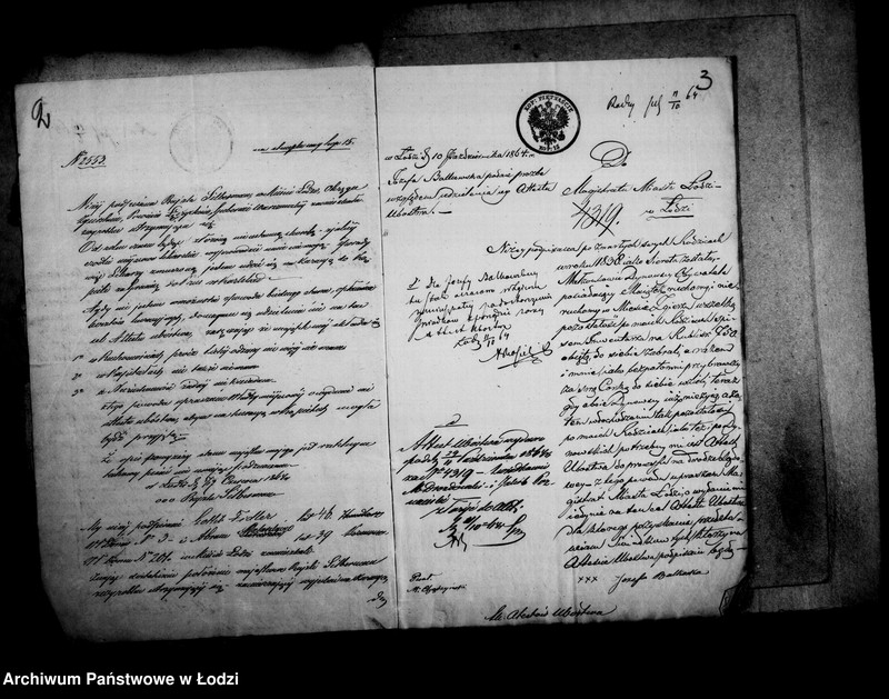 Obraz 7 z jednostki "Akta w przedmiocie attestów ubóstwa"