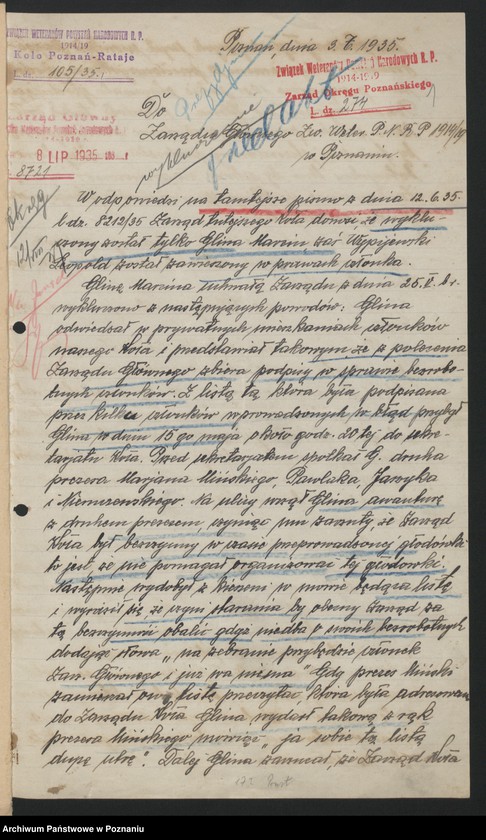 image.from.unit.number "Poznań - Stare Miasto akta koła."