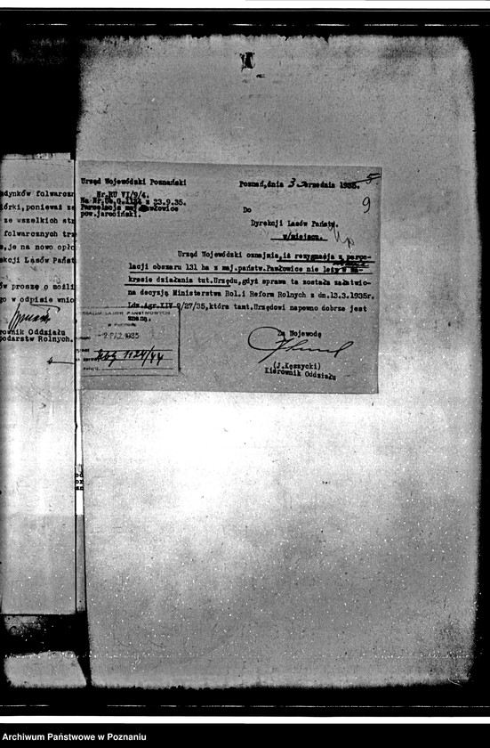 Obraz 12 z jednostki "Parcelacja majątku państwowego Pawłowice"