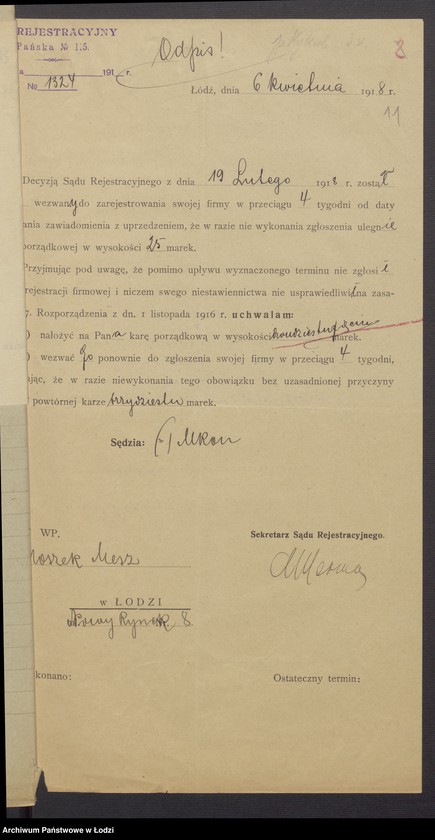 Obraz 13 z jednostki "Moszek Aron Mesch- sprzedaż dziecinnej garderoby"