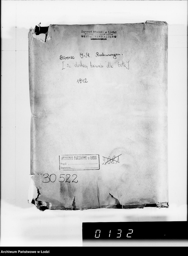 Obraz 4 z jednostki "Diverse I-M.Rechnungen [za dostawy towarów dla Getta]"