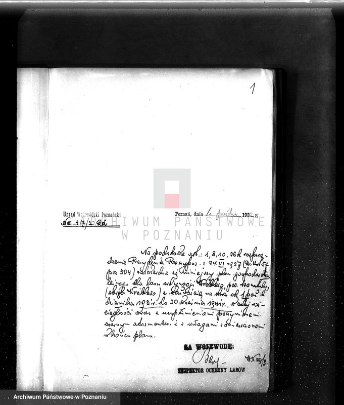 Obraz 5 z jednostki "Operat urządzeniowy lasów ordynacji Wróblewa Przem. Hr. Kwileckiego 1931-1941"