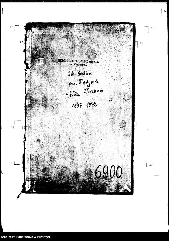 Obraz 4 z jednostki "[Kopie ksiąg metrykalnych parafii Gładyszów z filią Wirchnia (dekanat Gorlice)]"