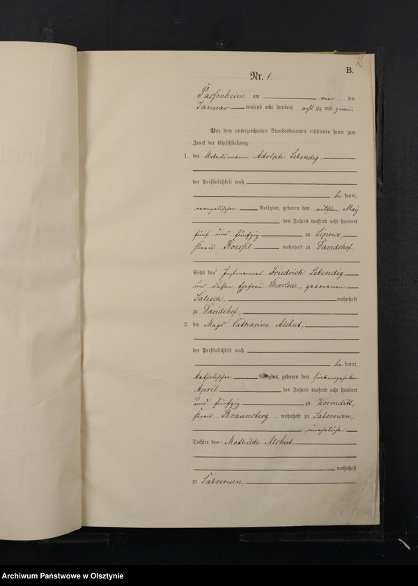 image.from.unit.number "Heiraths-Haupt-Register Nr 1 - 54"