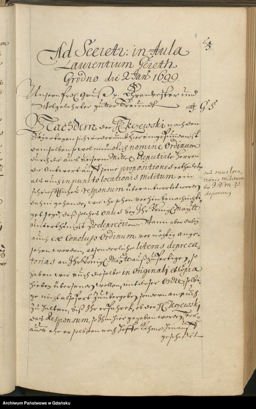 image.from.unit.number "Literae Senatus Civit. Gedanensis de A. 1699. Literae Senatus Civit. Gedanensis de A. 1700. Index literarum […] [adresatów]. Index materiarum […]"
