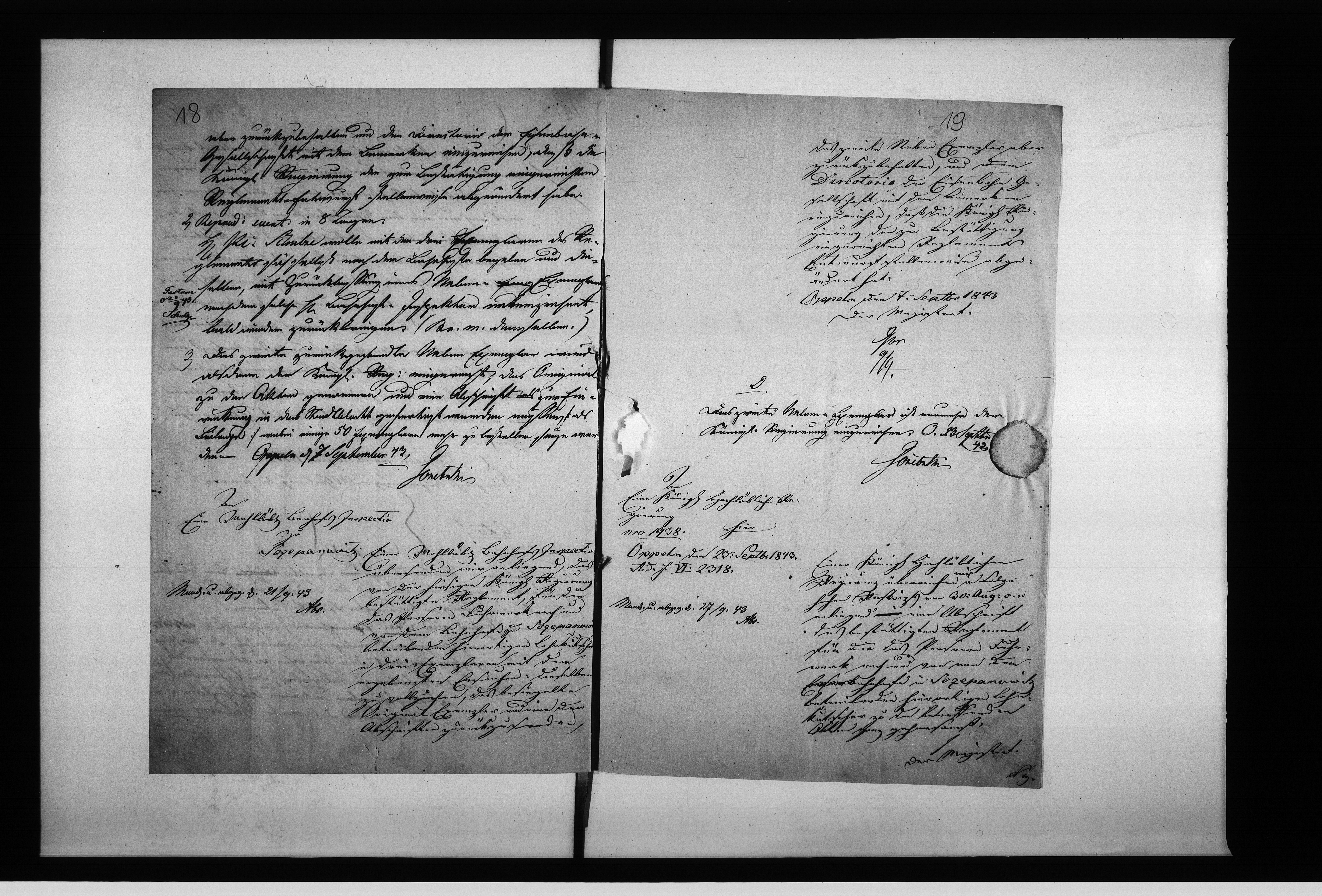 Obraz 16 z jednostki "Acta des Magistrats zu Oppeln betreffend: den Entwurf des Reglements für diejenigen hiesigen Lohnkutscher, welche das Personen Fuhrwerk nach dem Bahnhofe zu Sczepanowitz jetzt zu Oppeln betrieben Vol: I"