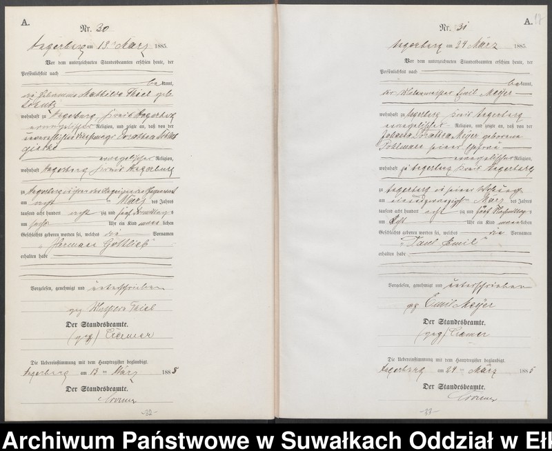 image.from.unit.number "Geburts-Neben-Register des Preussischen Standes-Amtes Angerburg Kreis Angerburg"