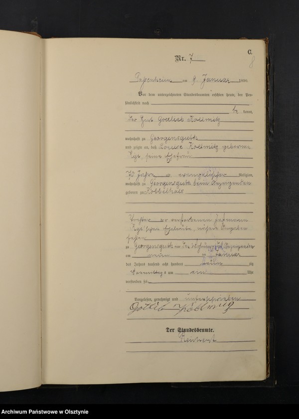 image.from.unit.number "Sterbe-Haupt-Register Nr 1 - 205"