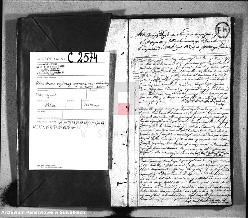 image.from.unit.number "Akta zeszłych gminy święto-jeziorskiey od 1-go stycznia 1813 roku az do ostatniego grudnia"