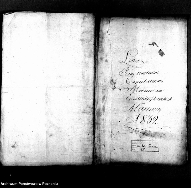 Obraz 2 z jednostki "Libri metrices baptisatorum, desponsatorum, mortuorum"