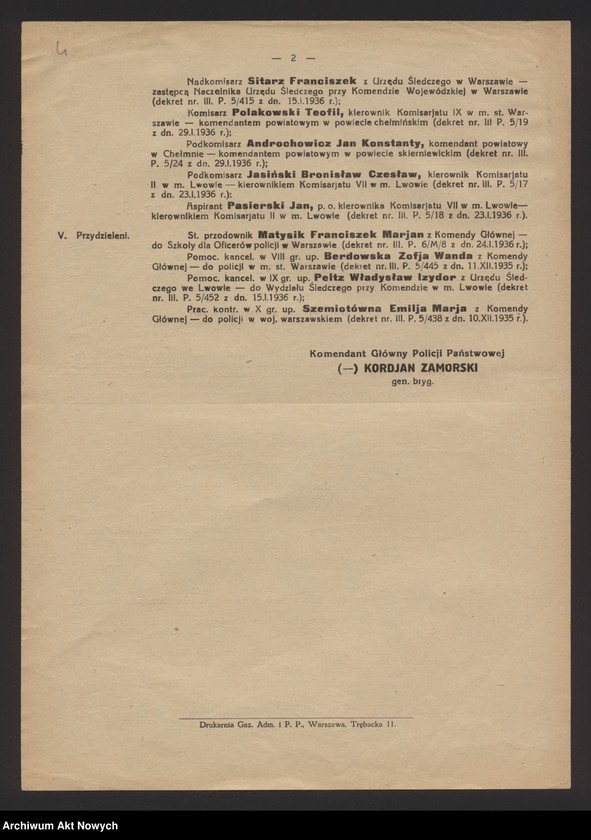 image.from.unit.number "Rozkazy personalne Komendanta Głównego Policji Państwowej"
