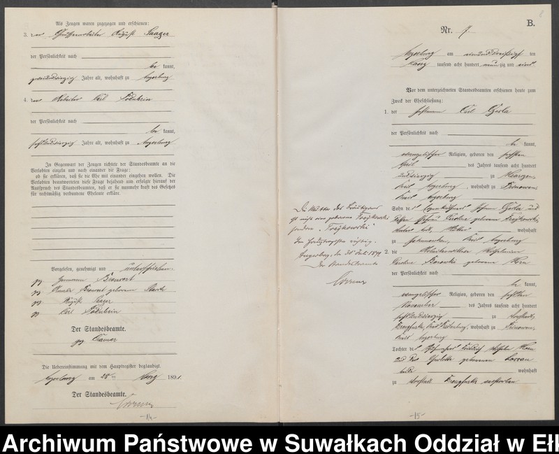 image.from.unit.number "Heiraths-Neben-Register des Preussischen Standes-Amtes Angerburg Kreis Angerburg"