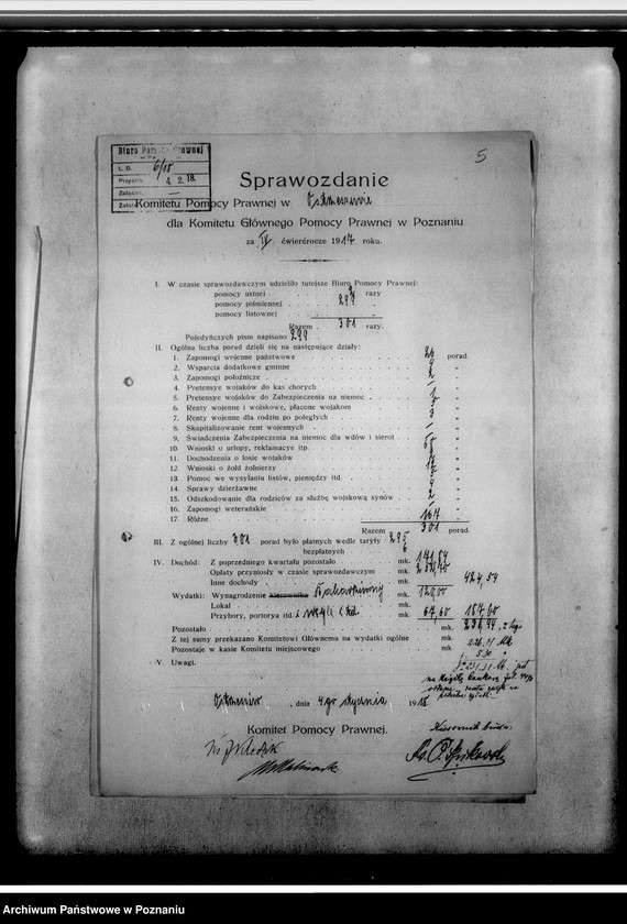 Obraz 9 z jednostki "Sprawozdania z Ostrzeszowa i Szamotuł"