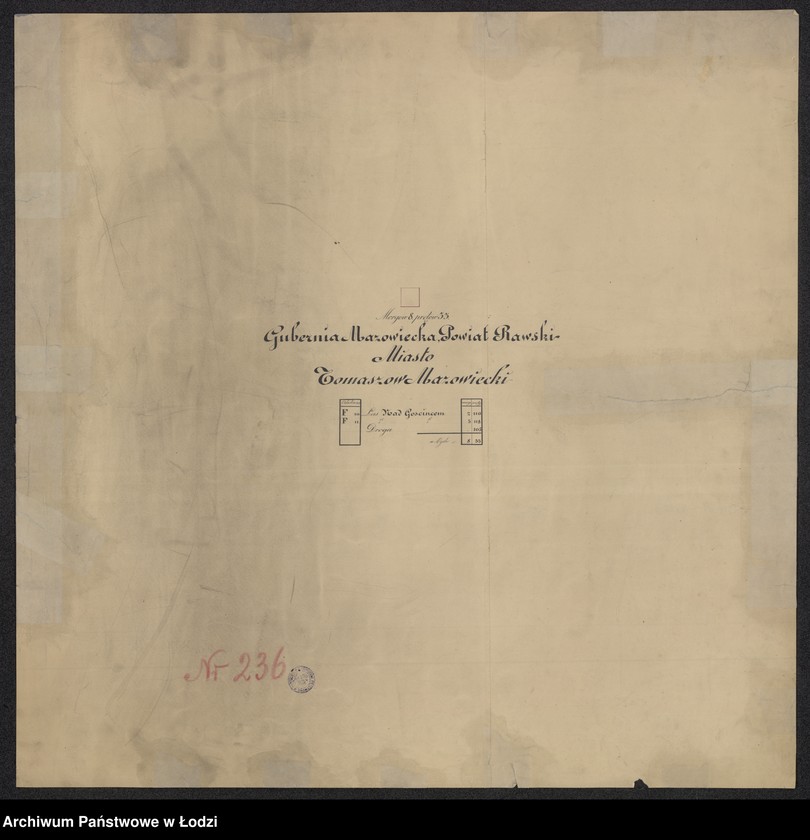 Obraz 20 z jednostki "Pierworys pomiaru territorium Miasta Tomaszowa Mazowieckiego z przyległymi gruntami i lasami do dóbr Tomaszowa należącymi ..."