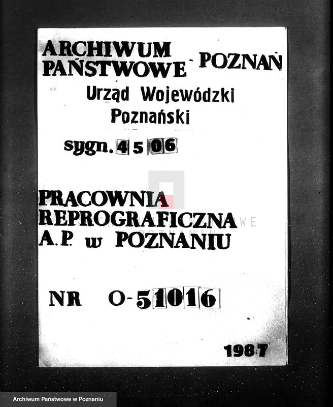 Obraz 1 z jednostki "Zatwierdzenie zakładu przemysłowego /mleczarnia/ w Krotoszynie /spółka z nieogr. odp"