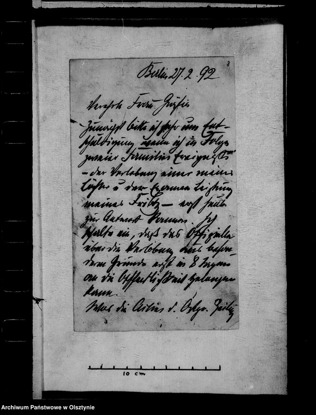 image.from.unit.number "/Richard Gf. zu Eulenburg- Prassen an Anna Gfin Lehndorff geb. Hahn/"