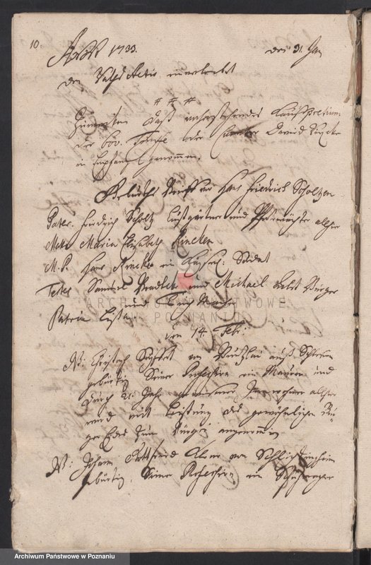 image.from.unit.number "Ratsprotokoll; język niemiecki, polski"