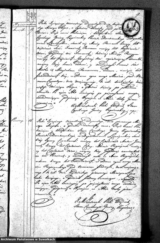 image.from.unit.number "Akta Zeszłych Gminy Kopciowskiey od 1-go Maia 1811 R."