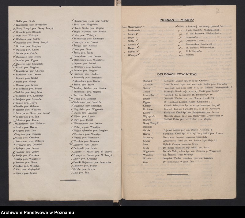 image.from.unit.number "Zarząd Okręgu Związku Weteranów Powstań Narodowych Rzeczypospolitej Polski i Związku Powstańców Wielkopolskich - korespondencja."
