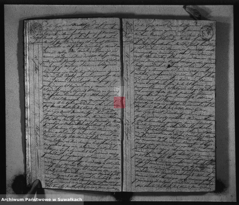 Obraz 6 z jednostki "Akta Urzędnika Stanu Cywilnego Urodzonych w Gminie Jeleniewskiey, od Dnia 1-go Miesiąca Stycznia 1819 do ostatniego Grudnia tegoż Roku."