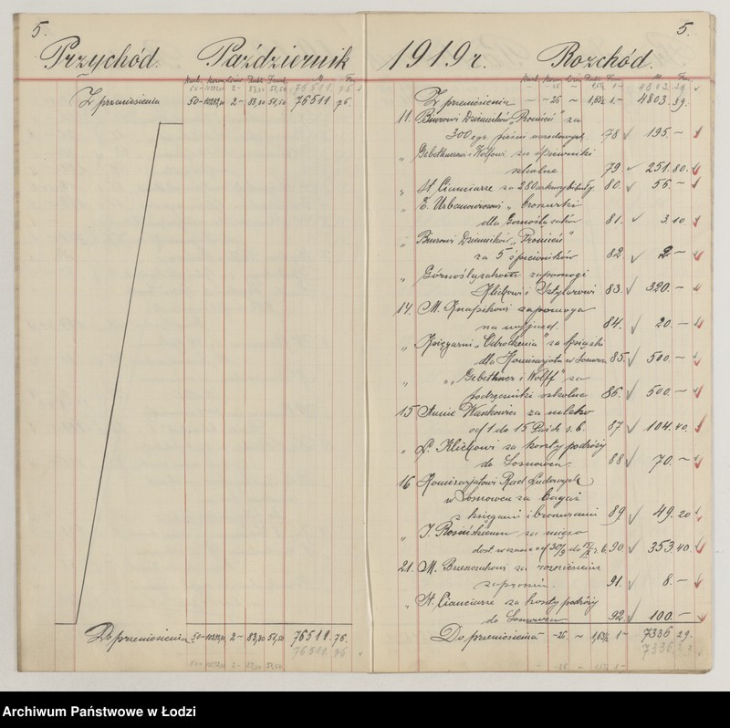 Obraz 7 z jednostki "Księga kasowa"