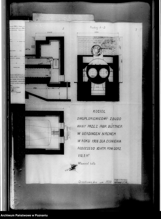 Obraz 12 z jednostki "Zjednoczone Fabryki Przeróbki Drzewa Bystrzyckiego w Orzechowie powiat wrzesiński nr woj. 1868"