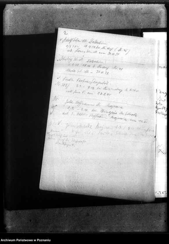 Obraz 6 z jednostki "Gustaw Lange aus Ossowo (powiat Gostyń)"