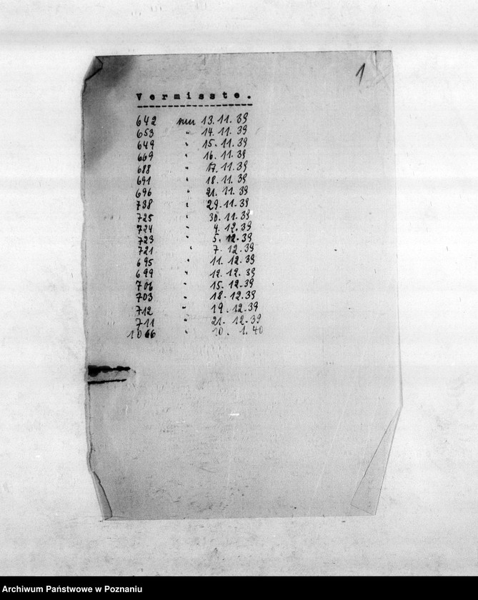 Obraz 5 z jednostki "Spisy zmarłych i zaginionych w 1939 roku miejscowych Niemców"