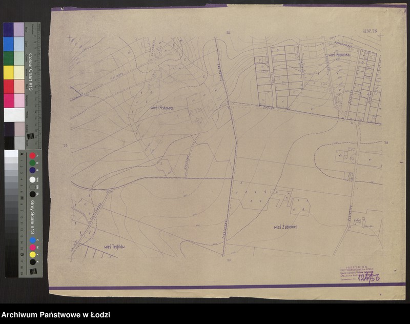 Obraz 1 z jednostki "Plan miasta Łodzi Sekcja NW 75"