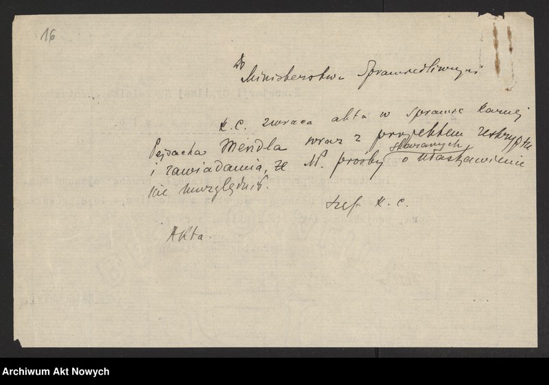 image.from.unit.number "Ułaskawienia z b. Kongresówki - nieuwzględnione, ale najczęściej objęte amnestią, dotyczące zabójstw, pobicia, kradzieży, oszustwa, spraw mieszkaniowych, gorzelnictwa, zniesławienia, zniewagi duchowieństwa i obrządków kościoła rzymsko - katolickiego, wykroczeń funkcjonariusza policji, występowania przeciw służbie wojskowej oraz powtarzania w czasie odwrotu wojska polskiego rzekomych wieści o jego klęskach"