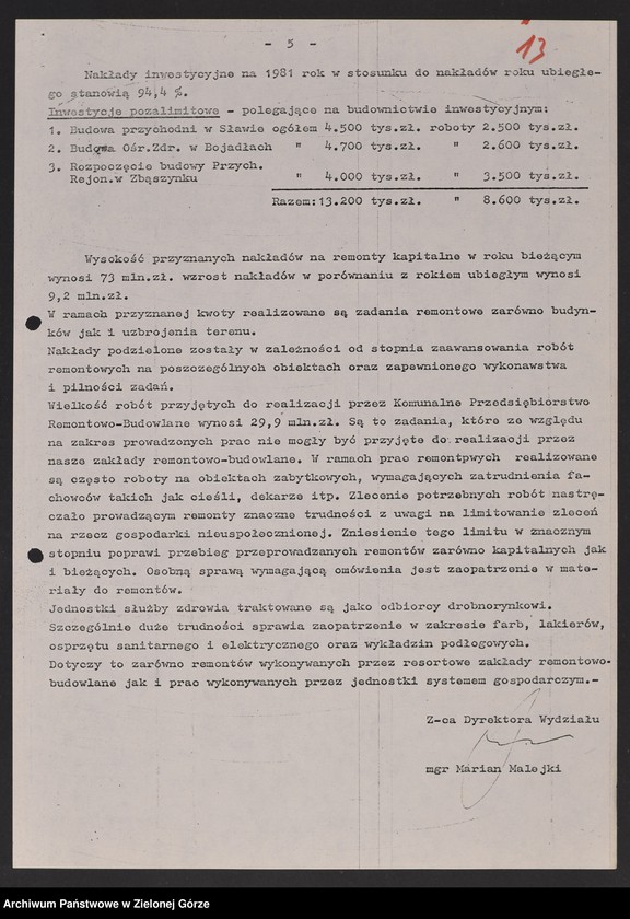 image.from.unit.number "Protokóły z posiedzeń Komisji Zdrowia, Spraw Socjalnych i Ochrony Środowiska Wojewódzkiej Rady Narodowej w Zielonej Górze"