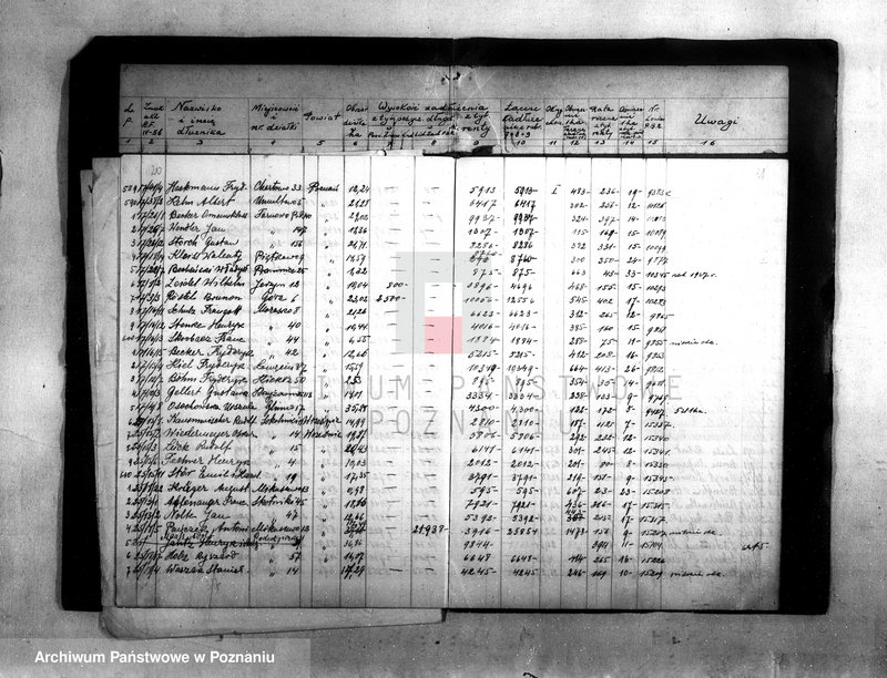 Obraz 13 z jednostki "Zestawienie podań dłużników rentowych o ulgi z art. 16/Dz.U.R.P. poz. 842/34"