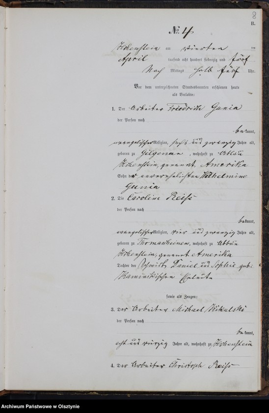 image.from.unit.number "Heiraths-Neben-Register Nr 1 - 18"