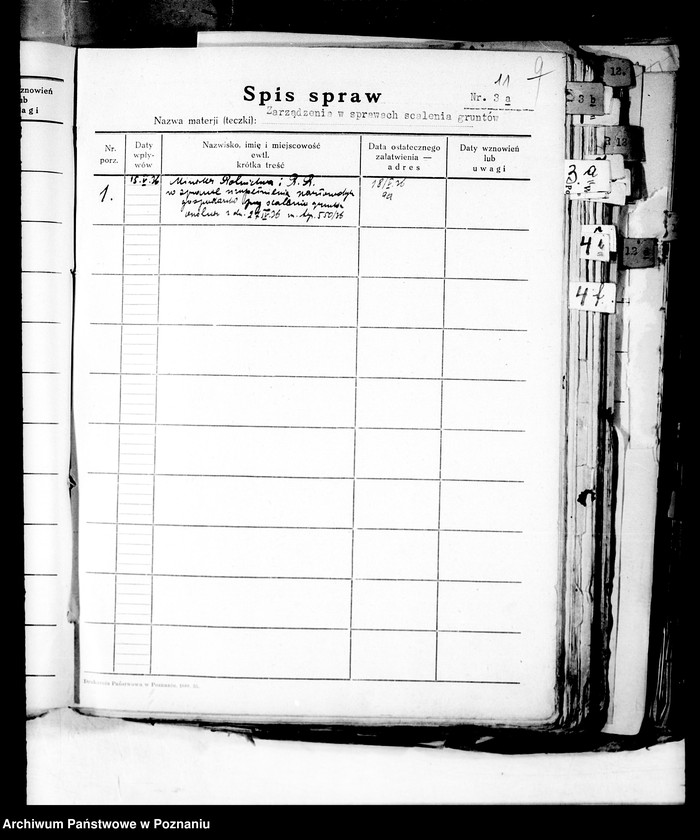 Obraz 16 z jednostki "Spisy spraw /Wydziału Rolnictwa i Reform Rolnych/"