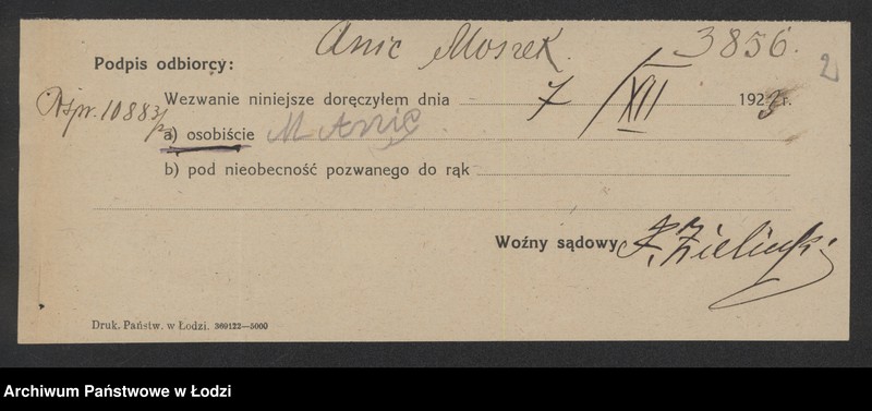 Obraz 4 z jednostki "Moszek Anic – zakład krawiecki i sprzedaż ubrań"