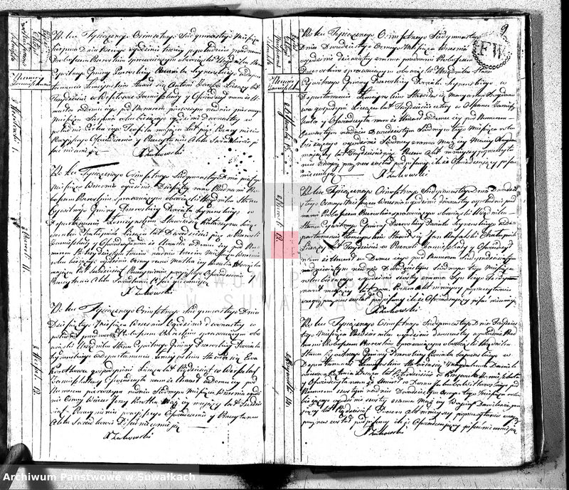 image.from.unit.number "Akta Gminy Przeroslskiey Zeszłych od Dnia 1- wszego Stycznia Roku 1817"